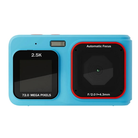 FOR 1PCS Mini Digital Camera 2.5K HD 72MP Dual Screen High-Definition Pixel Camera 16X Zoom Monocular Cameras With MP3