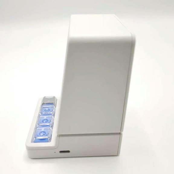 FOR 1PCS Mini Wireless Speaker With RGB Button Unzip Desktop Mini Atmosphere Pixel orts Colorful Desktop Gift