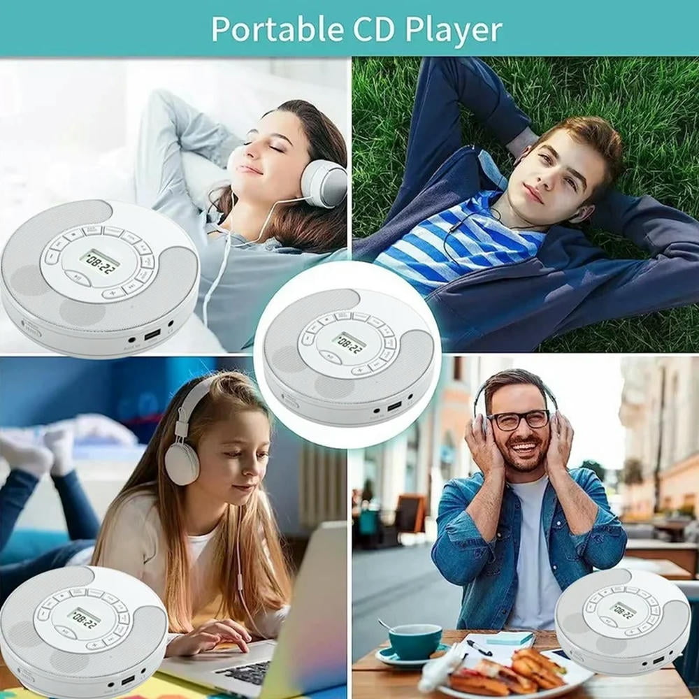 FOR 1PCS Portable CD Player ,Dual Model,USB Player,Dual Stereo Speakers,A-B Repeat,AUX ,Play Speed Control