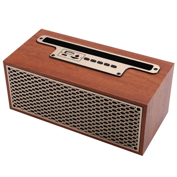 FOR 1PCS Retro Speaker Wireless Home Subwoofer Remote Sound System Portable Home Theater Speaker