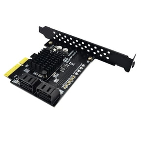 FOR 1PCS SATA PCI-E4 Ports Expansion Card Sata Controller Card PCI To SATA 3.0 88SE9230 Extended IPFS Hard Disk Raid Card