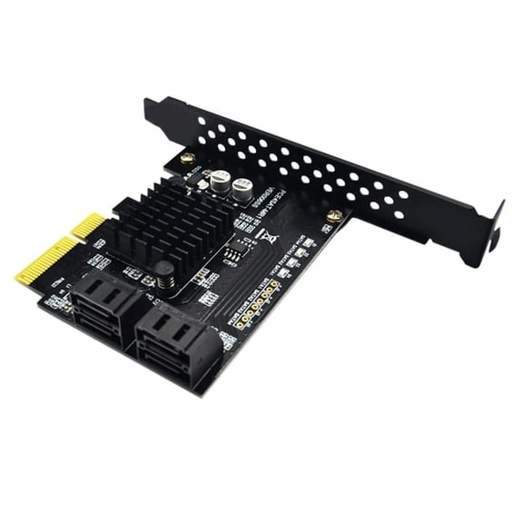 FOR 1PCS SATA PCI-E4 Ports Expansion Card Sata Controller Card PCI To SATA 3.0 88SE9230 Extended IPFS Hard Disk Raid Card