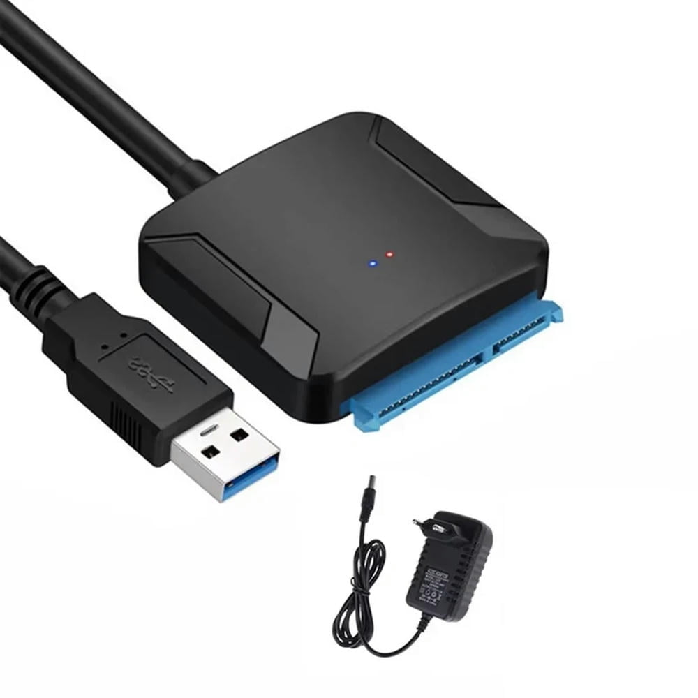 FOR 1PCS SATA To USB 3.0 Adapter Cable FOR 1PCS 3.5/2.5 Inch SSD HDD SATA III Hard Drive Disk Converter Support UASP EU Plug