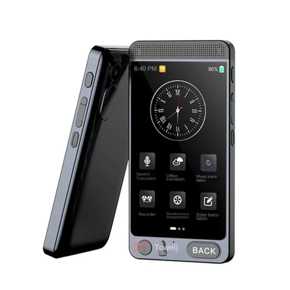 FOR 1PCS Smart AI Voice Translator ligent Online Real Time 142 Language Translation Simulta us Interpretation FOR 1PCS Travel