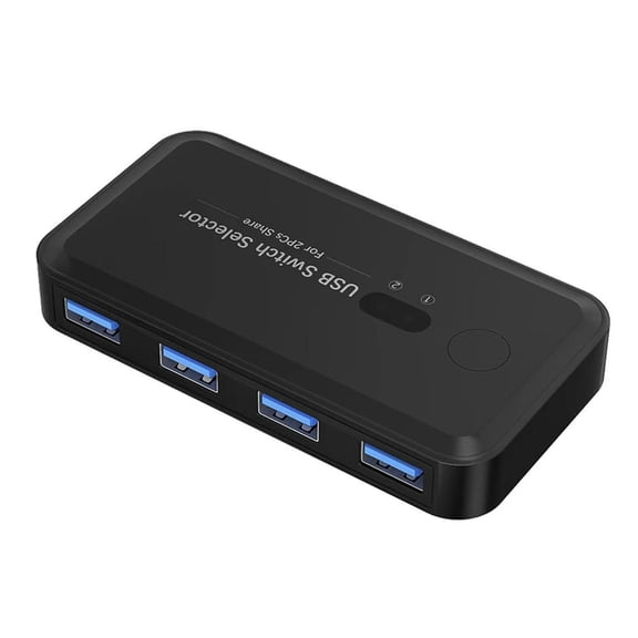 FOR 1PCS USB 3.0 KVM Switcher Selector KVM Hub Docking Station 2 Computer Share Printer Keyboard Laptop PC Desktop Accessories