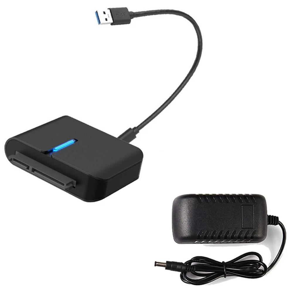 FOR 1PCS USB 3.0 SATA Cables Converter Male To 2.5/3.5 Inch HDD/SSD Drive Wire Adapter Wired Convert Cables US Plug