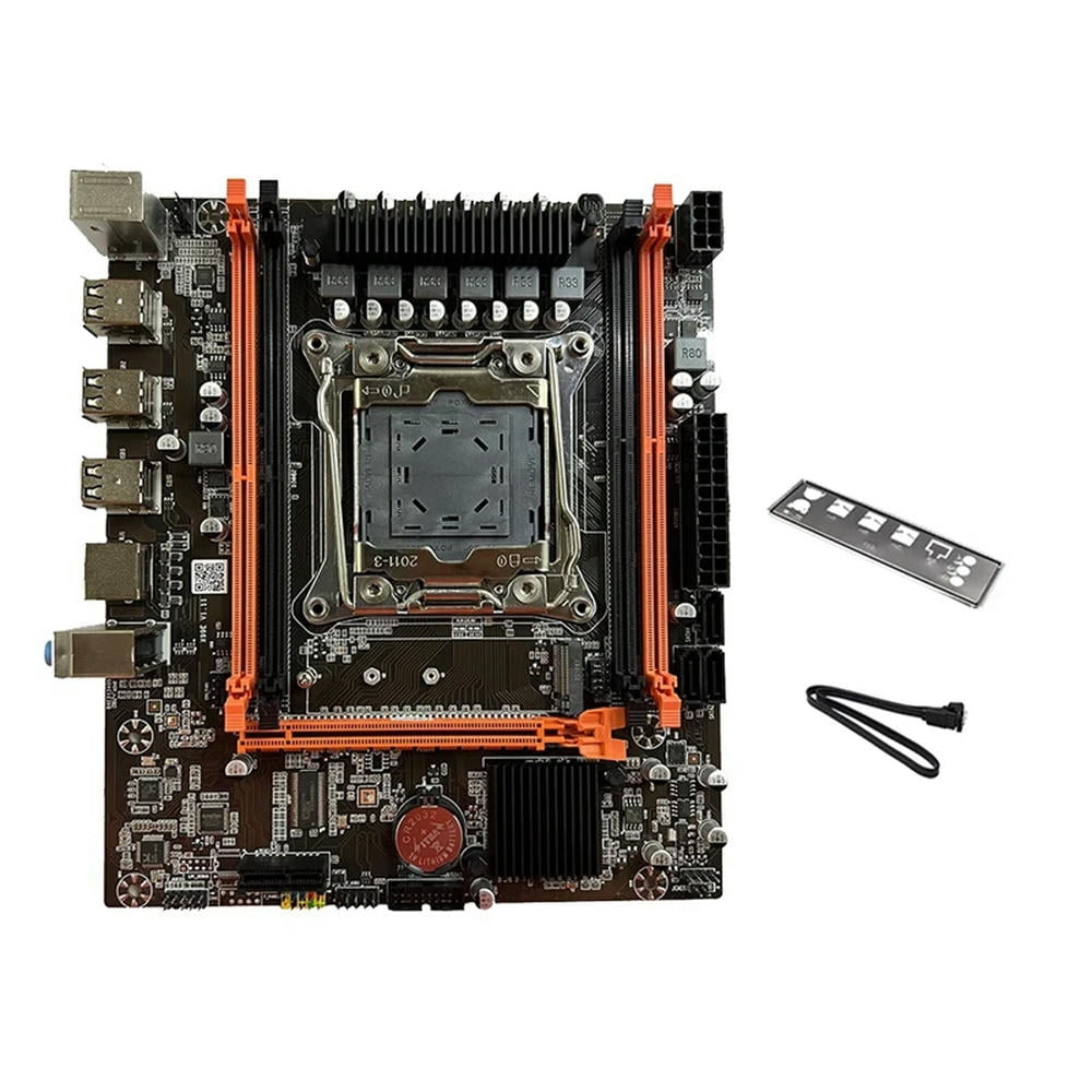 FOR 1PCS X99E Motherboard Dual Channel Supports 4XDDR4 RECC RAM PCIE X16 Nvme Gigabit LAN Card Computer Desktop Motherboard