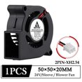 thumbnail image 1 of FOR 1Pcs DC 24V Brushless Radial Fan 50MM 50MMx20MM Centrifugal Turbine Cooler Fan 5CM 5020 Turbo Blower Cooling Fan, 1 of 1
