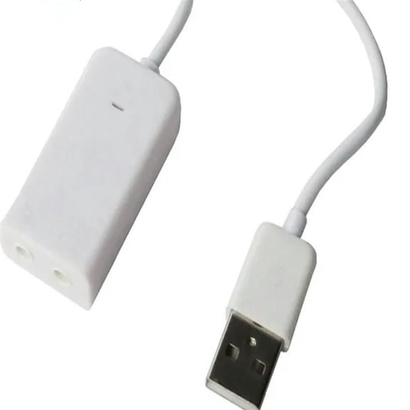 FOR 1Pcs/lot USB External Virtual 7.1 Channel Audio 3D Sound Card Adapter With Cable line 3.5mm