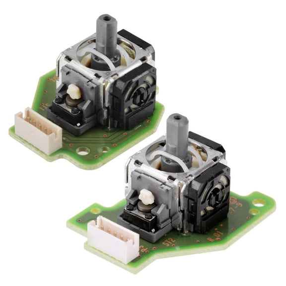 FOR 1pair For W-ii-U gamepad controller replacement Left Right 3D Analog Stick Joystick set with PCB Board