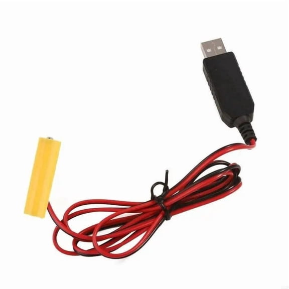 FOR 1pc Power Cable, USB, 5V 2A to 3V, 2x1.5V, LR6 AA, for Electronic , Remote Control