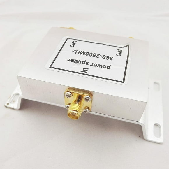 FOR 1pc RF Coaxial Coax Power Splitter Divider Combiner SMA Female 2-Way Signal Booster Freq 380-2500MHz 2.5GHZ