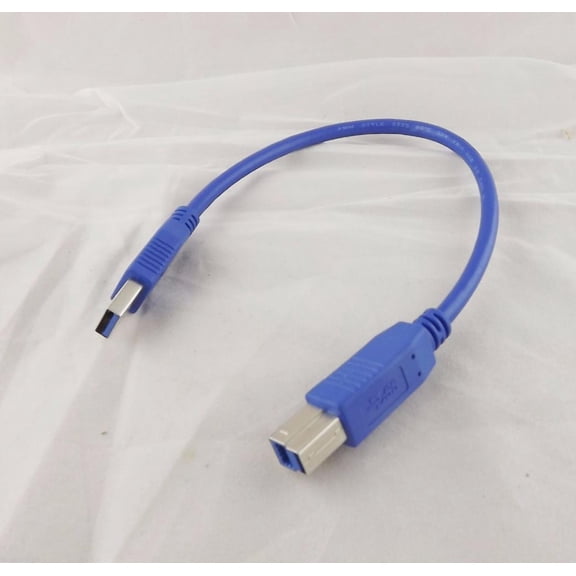 FOR 1pc USB 3.0 Type A Male Plug To B Male Printer Scanner Data Wire Cord Cable 30cm 1FT