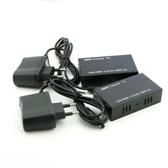 FOR 1pcs HDMI-compatible Extender Transmitter Receiver RX TX Over Single Cat5e/6 RJ45 UTP Cable 50M