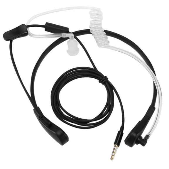 FOR 1pin 3.5mm Throat Mic Micro Acoustic Tube Earpiece Headset For / / / / Smart Ear
