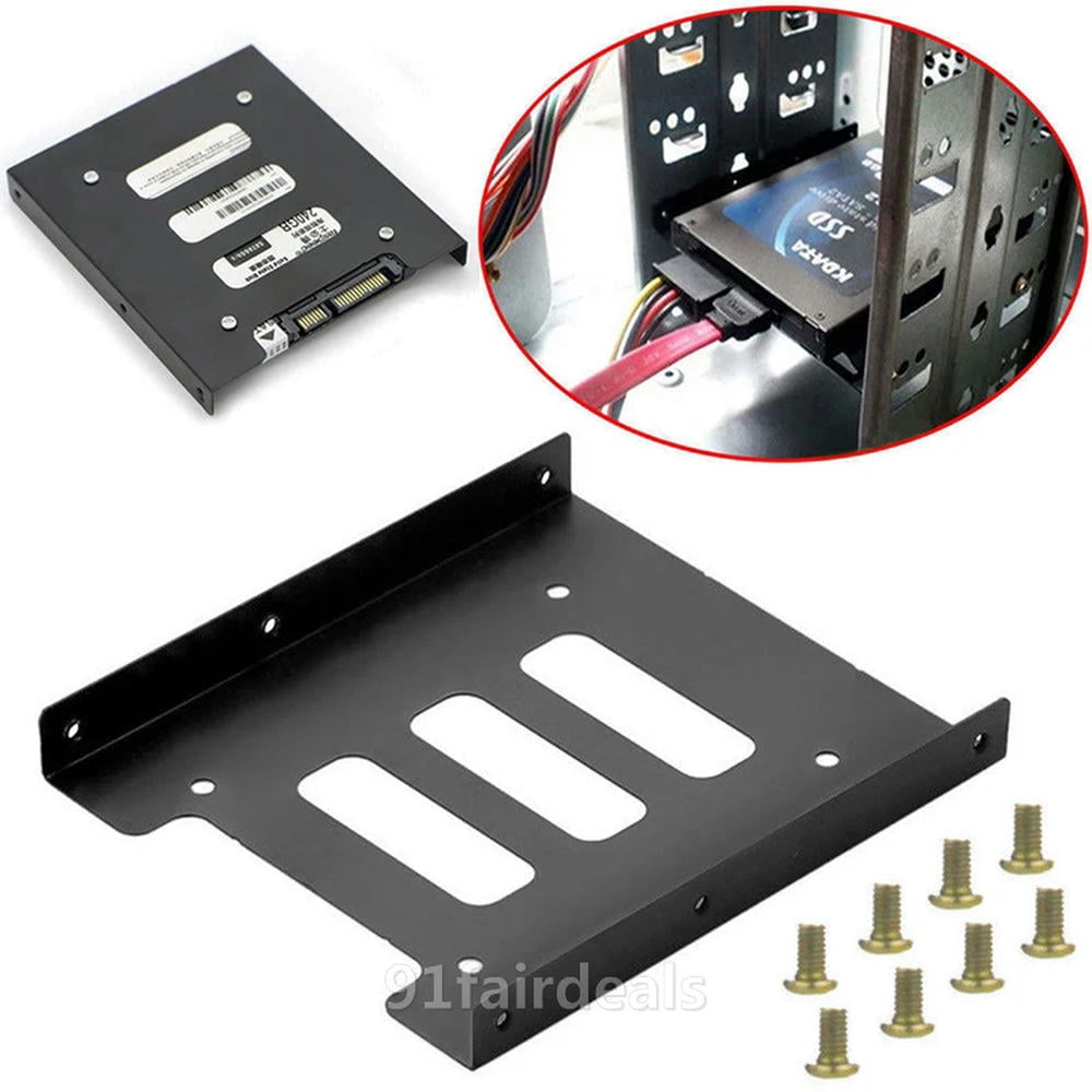 Mymisisa 2.5 Inch To 3.5 Inch SSD HDD Metal Adapter Mounting Bracket Hard Drive Dock - View #7