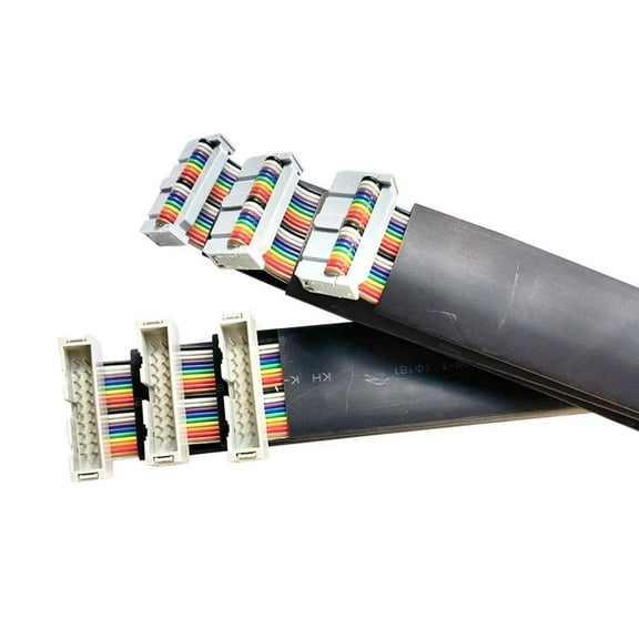 FOR 2.54mmm Rehearsal cable 20P finished product bow buckle turn Socket Connectors or FC connection terminal computer 2651 gray bar