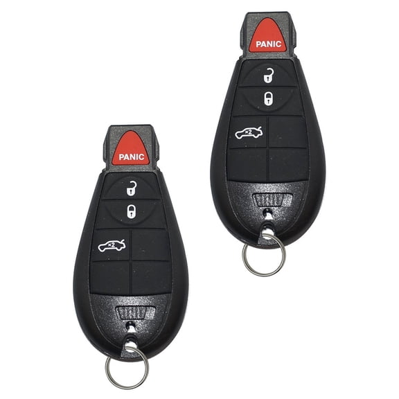 BestKeys 4-Button Key Fob for 2013-2016 Dodge Dart, Keyless Remote, 2 Pcs