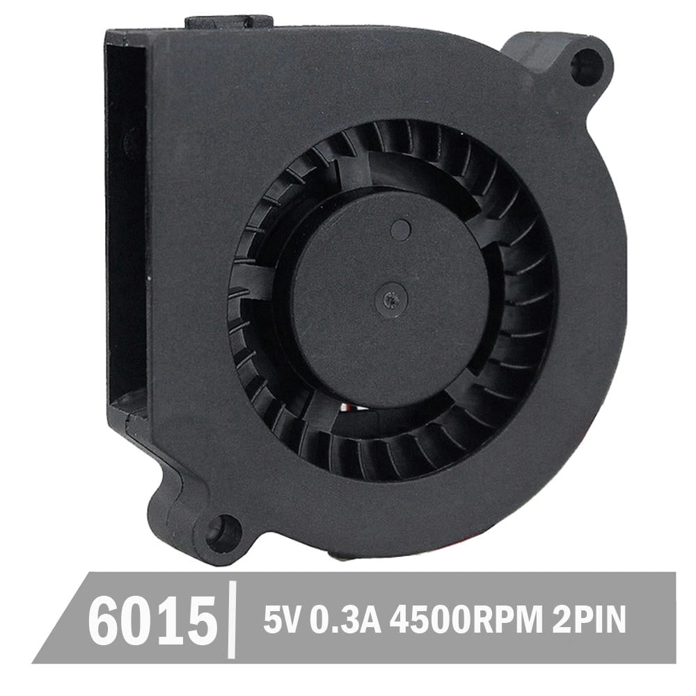 FOR 2 Pcs 60mm 6015S 5V Black Brushless DC Cooling Blower Fan - Walmart.com