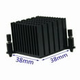 thumbnail image 1 of FOR 2 Pieces/lot Radiator 38x38x30mm PC Computer DIY Northbridge Heatsink, 1 of 1