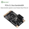 thumbnail image 1 of FOR 2 Port SATA III Full Height Mini PCIE 3.0 gen3 high speed Controller Card, 1 of 1