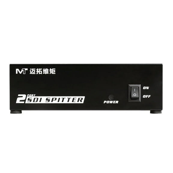 FOR 2 Port SDI Splitter 1 input 2 output Distributor Support SD HD 3G SD102 for Security Camera Video Recorder