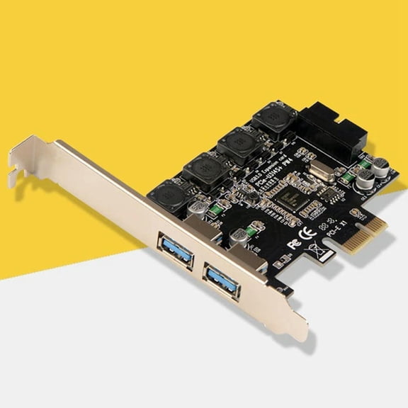 FOR 2 Port USB 3.0 PCI Express Card Superspeed USB 3.0 Card With 20-Pin Power Connector For Desktop With Speed Up To 5Gbps