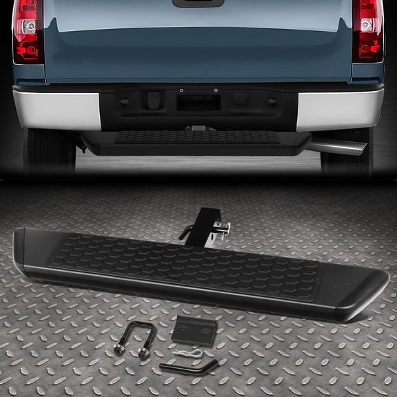 FOR 2" RECEIVER TRAILER TOWING HITCH STEP BAR GUARD 36" WIDE X 5.5" LONG BLACK