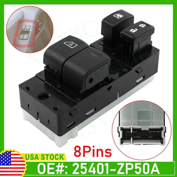 FOR 2006-2020 NISSAN FRONTIER KING CAB DRIVER MASTER POWER WINDOW LOCK SWITCH