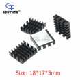 thumbnail image 1 of FOR 200Pcs Cooling Heatsink Chip VGA 18x17x5mm Aluminum Radiator Cooler Kits, 1 of 1