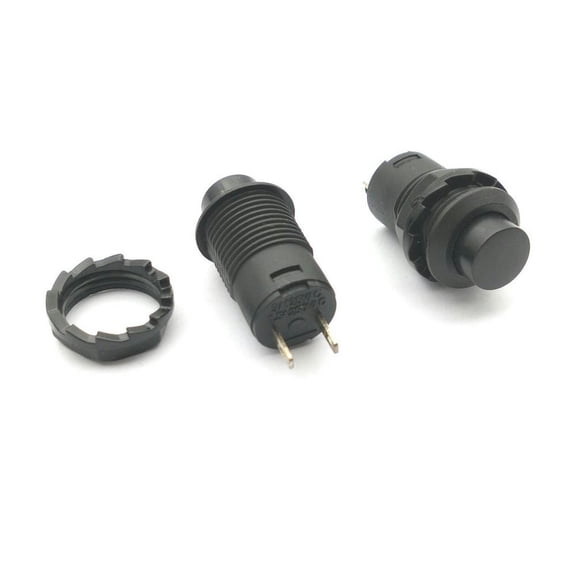 FOR 200pcs 12mm On/Off Latching Push Button Switch Locking Car Dashboard Dash