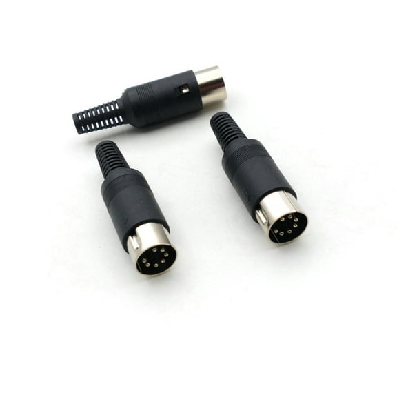 FOR 200pcs 7 Pin DIN Plug Connector with Plastic Handle