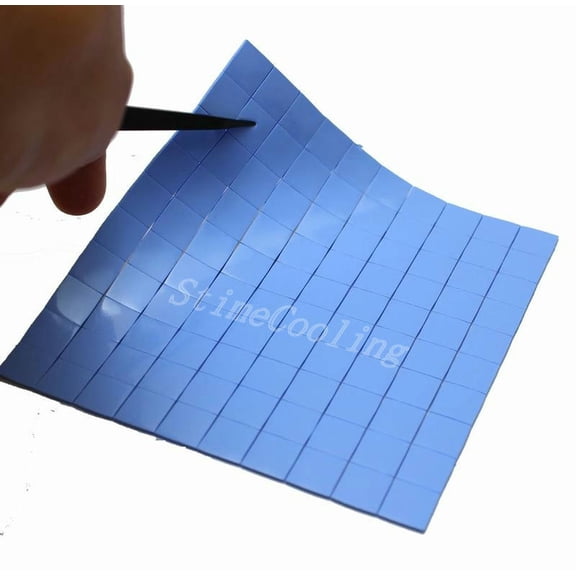 FOR 200pcs/set 10*10*1mm IC Chip Conduction Heatsink Mini Silicone Thermal Compounds Pad