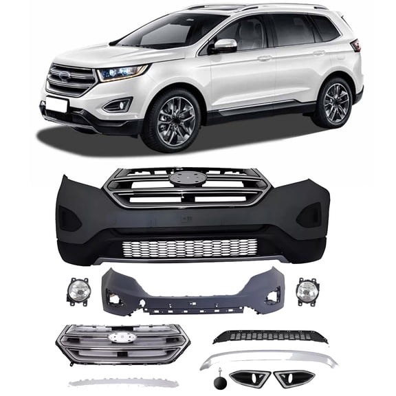 FOR 2015 2016 2017 2018 FORD EDGE FRONT BUMPER SET 15 part set