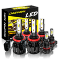 thumbnail image 1 of FOR 2016 2017 2018 Nissan Maxima 6PCS LED Headlight Hi/Lo+Fog light Combo Bulbs White, 1 of 10