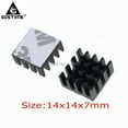thumbnail image 1 of FOR 20PCS 14x14x7mm Aluminum Heatsink for Chip CPU GPU VGA IC LED Heat sink Radiator Cooling, 1 of 1