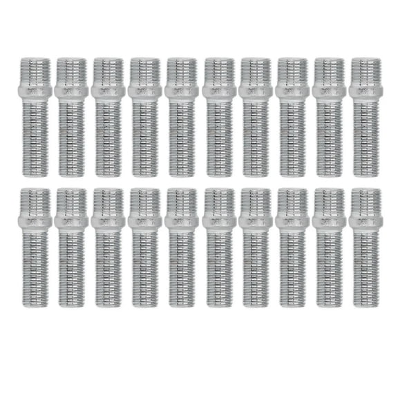 FOR 20Pcs Wheel Stud Conversion Screw Adapter 32mm Shank for TT A3 S3 A4 S4 A5 S5 A6 S6 A8 A7 S7 Q5 Q7 SQ5 M14x1.25-M12x1.5