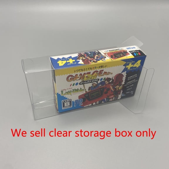 FOR 20pcs Clear transparent For For GAME GEAR Micro GG Display storage PET protective