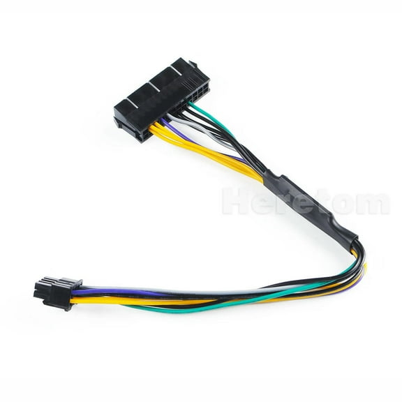 FOR 24PIN to 8 Pin ATX PSU Power Supply CableFor H61/H81/Q77/Q87/B75/A75/Q75/Q65 MT Connector Adapter Cable