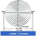 thumbnail image 1 of FOR 2PCS 17cm 170mm Fan Grill Wire Finger Guard Protector Covers for Computer Case, 1 of 1