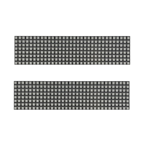 FOR 2PCS WS2812B 32X8Cm Pixel Panel Flexible Matrix Screen WS2812 IC RGB 5050SMD LED Module Individually Addressable DC5V