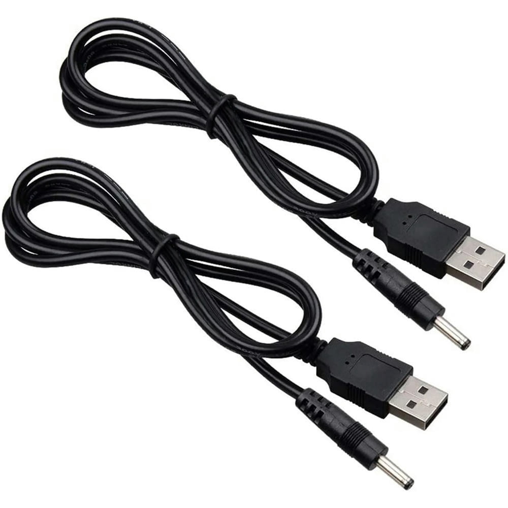 Power Cable Plug Usb FOR 2Pack 5FT USB to DC 3.5x1.35mm Barrel Jack Power Cable Plugs Power ...