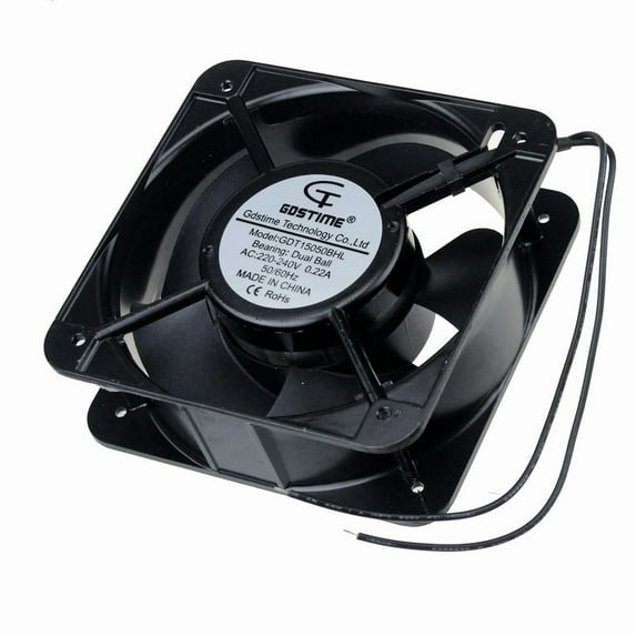 FOR 2Pcs 220V 240V 15cm 15050 150mm 150mm x 50mm Cooler PC Computer AC Cooling Fan