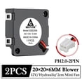 thumbnail image 1 of FOR 2Pcs DC 12V 20mm Blower Fan 2006 20x20x6mm Mini Turbo Blower Cooler Fan 2cm Micro Handheld Projector Radiator Fan, 1 of 1