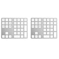 thumbnail image 1 of FOR 2X 3.0 Numeric Keypad 34 Keys Digital Keyboard For Accounting Teller IOS OS PC Tablet Laptop, 1 of 1