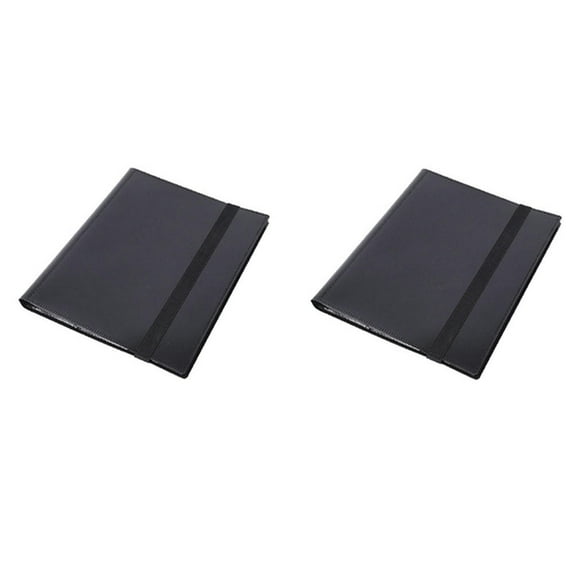 FOR 2X Trading Card Binder, Card Collectors Album With 360 Pockets, Double Sides 9-Pocket Pages Trading Card Holder