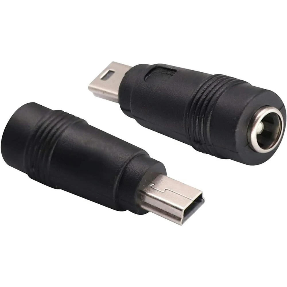 Mini Plug Adapter For Usb 2pack USB Mini DC Power AdapterMini USB Male to DC 5.5x2.1mm Connector ...