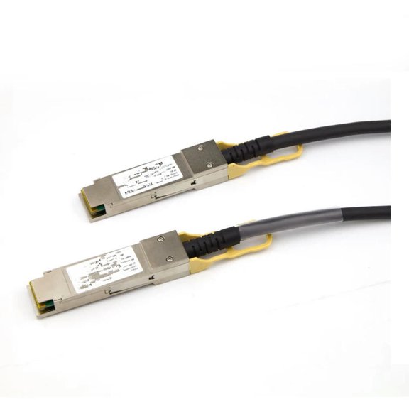 FOR 2pcs 40G + DAC Cable Direct Attach Copper Cable AWG30 0.5M Passive 40Gbps Twinax PVC Jacket Compatible FOR 1pcs