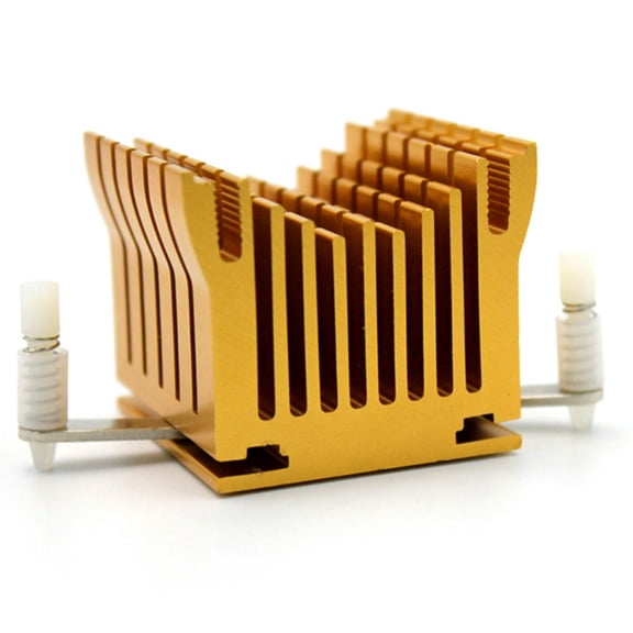 FOR 2pcs LED IC Golden Heat sink For Chip CPU Computer North Bridge Cooling Heatsink