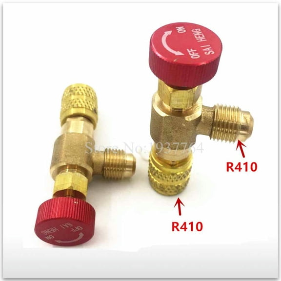 FOR 2pcs red head FOR Air conditioning fluorine joi safety valve R410 5/16 SAE